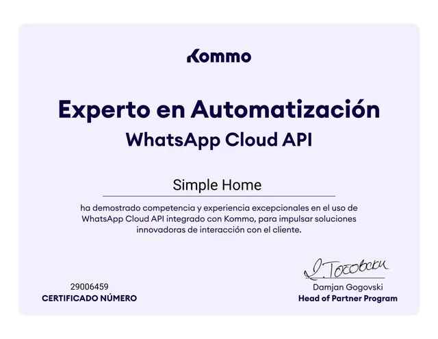 Ampliar certificado whatsapp